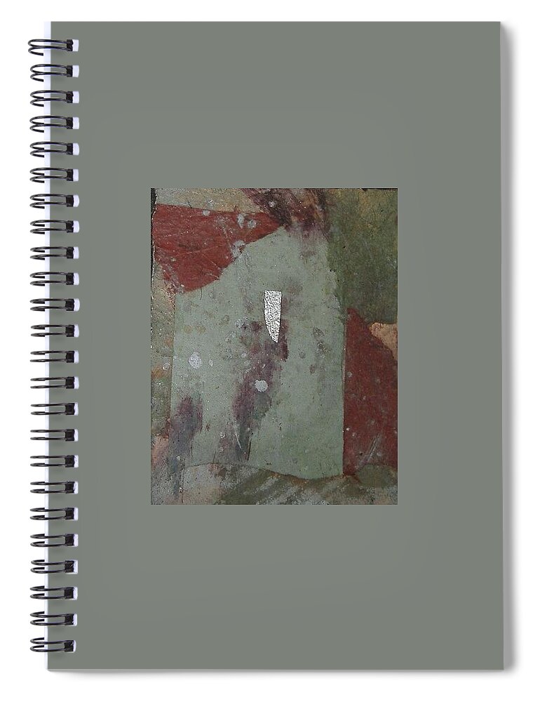  Spiral Notebook featuring the mixed media Abstract One by Pat Snook