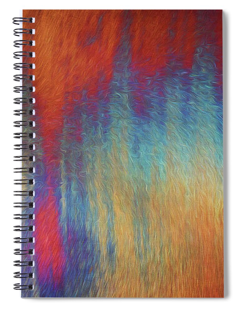 Digital Spiral Notebook featuring the photograph Abstract Reflection by Teresa Wilson