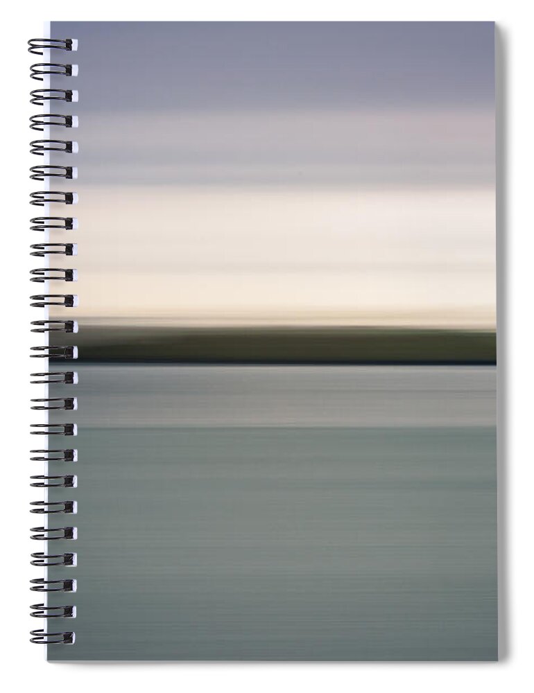 Background Spiral Notebook featuring the photograph Abstract Seascape by Matt Malloy