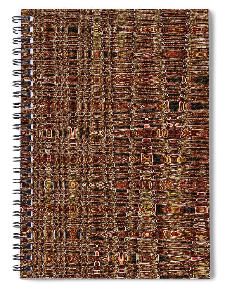 Abstract Sld #9069spcw Spiral Notebook featuring the digital art Abstract SLD #9069spcw by Tom Janca