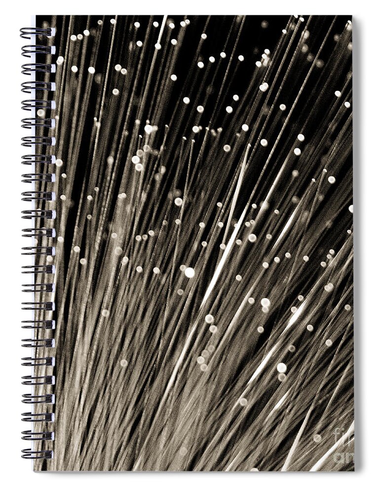 Abstract Spiral Notebook featuring the photograph Abstractions 001 by Clayton Bastiani