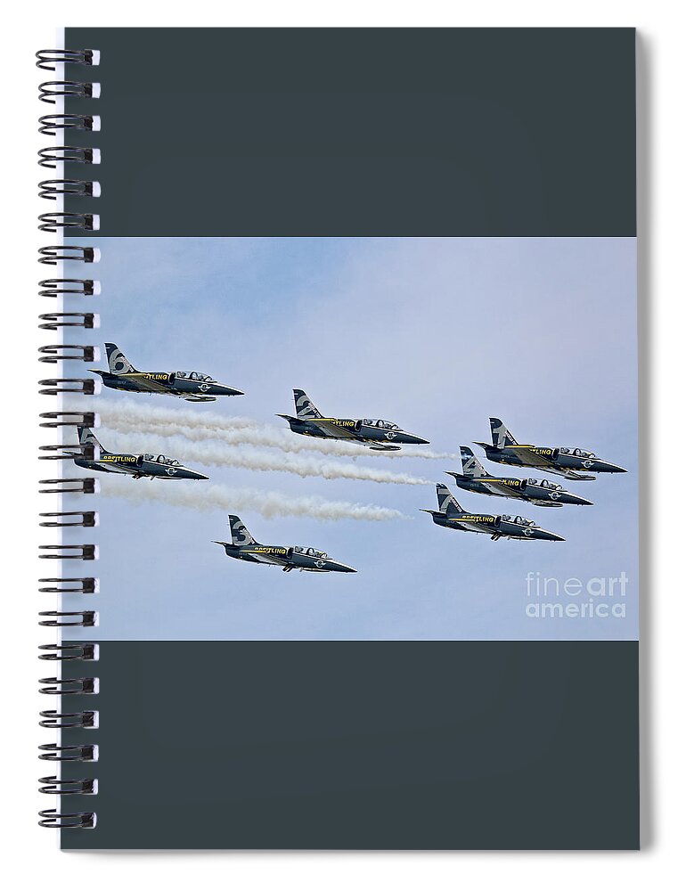 Aircraft Spiral Notebook featuring the photograph Ac12 by Tom Griffithe