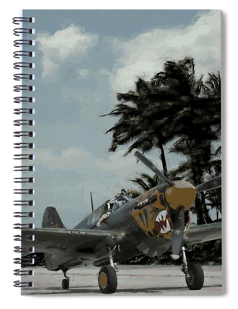P40 Spiral Notebook featuring the photograph AC4 by Tom Griffithe