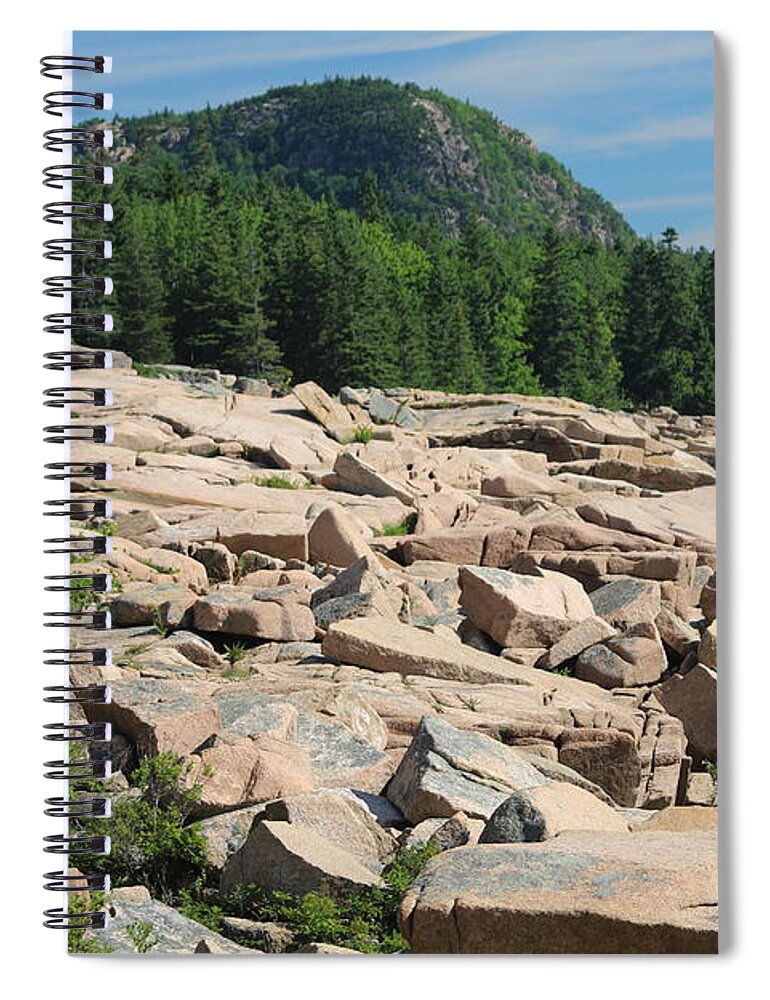 Acadia National Park Spiral Notebook featuring the photograph Acadia Coastline by Living Color Photography Lorraine Lynch