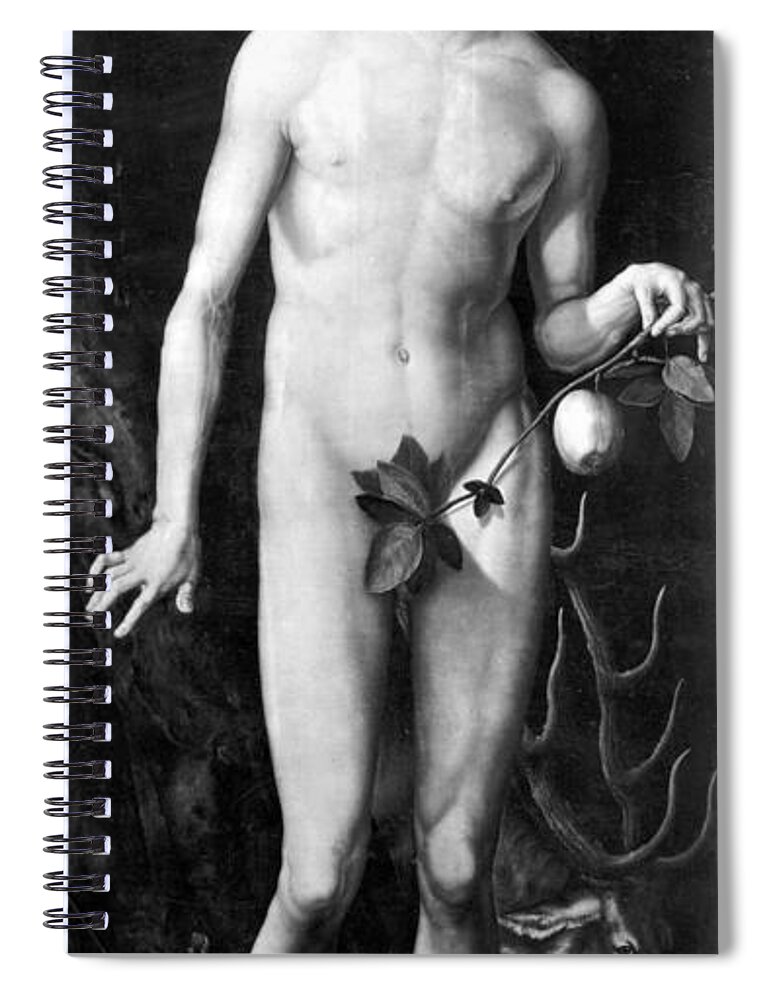 Adam Spiral Notebook featuring the photograph Adam by Granger