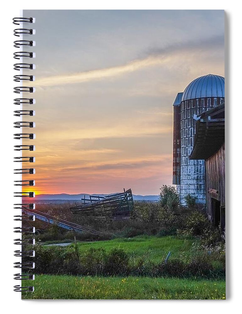  Spiral Notebook featuring the photograph Adirondack Foothills by Kendall McKernon