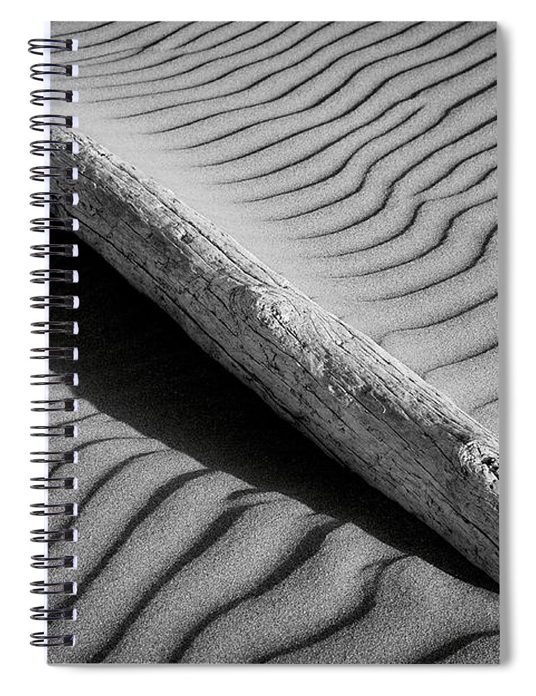 Beach Spiral Notebook featuring the photograph Adrift by Parrish Todd