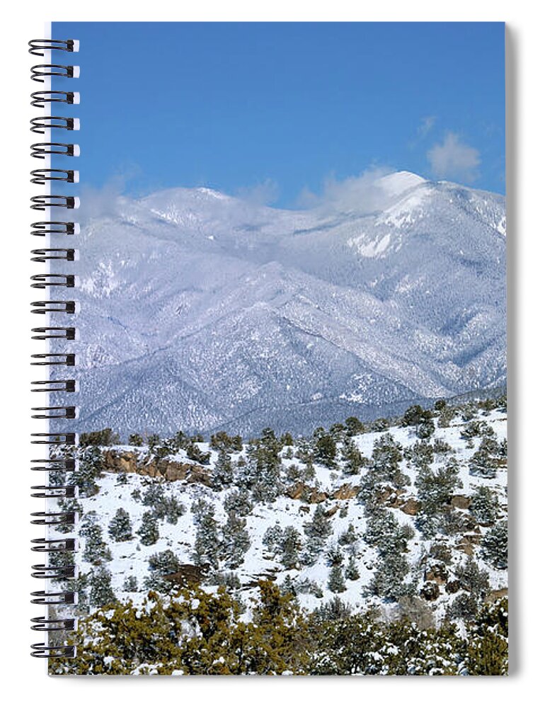 Landscape Spiral Notebook featuring the photograph After The Blizzard by Ron Cline