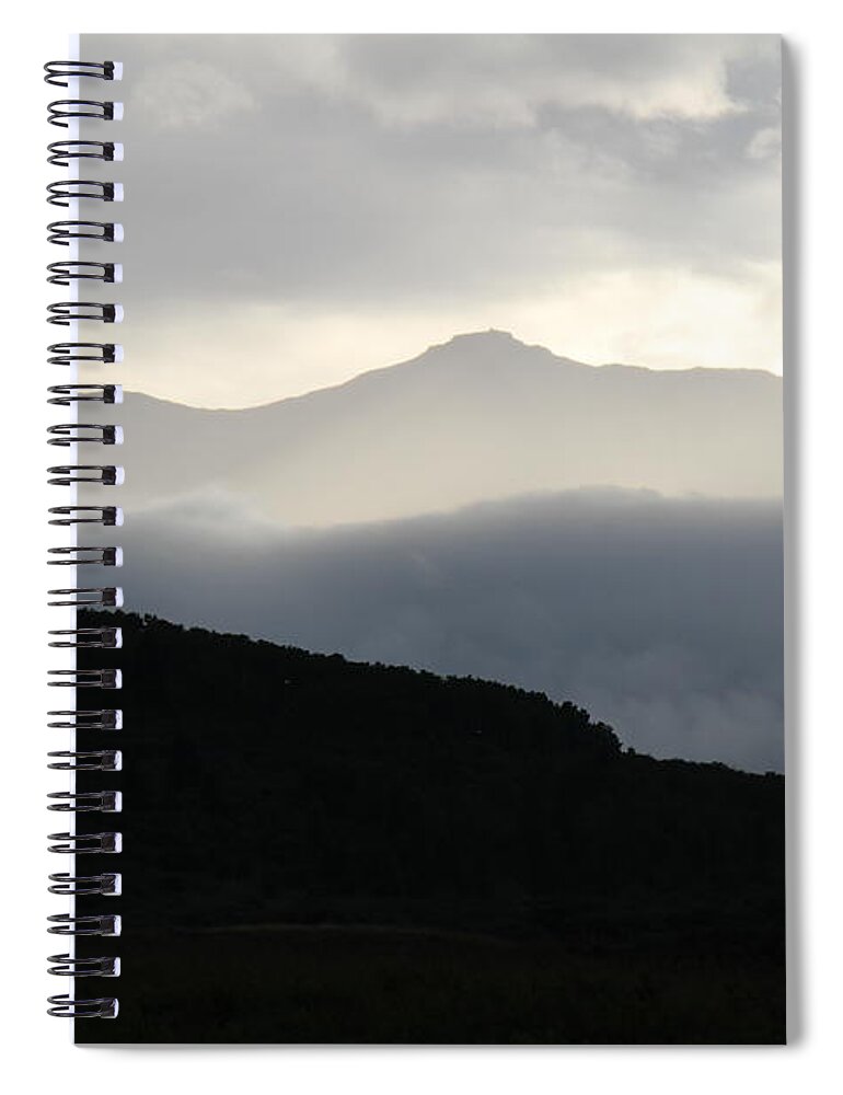 Rain Spiral Notebook featuring the photograph The Quiet Spirits by Ann E Robson