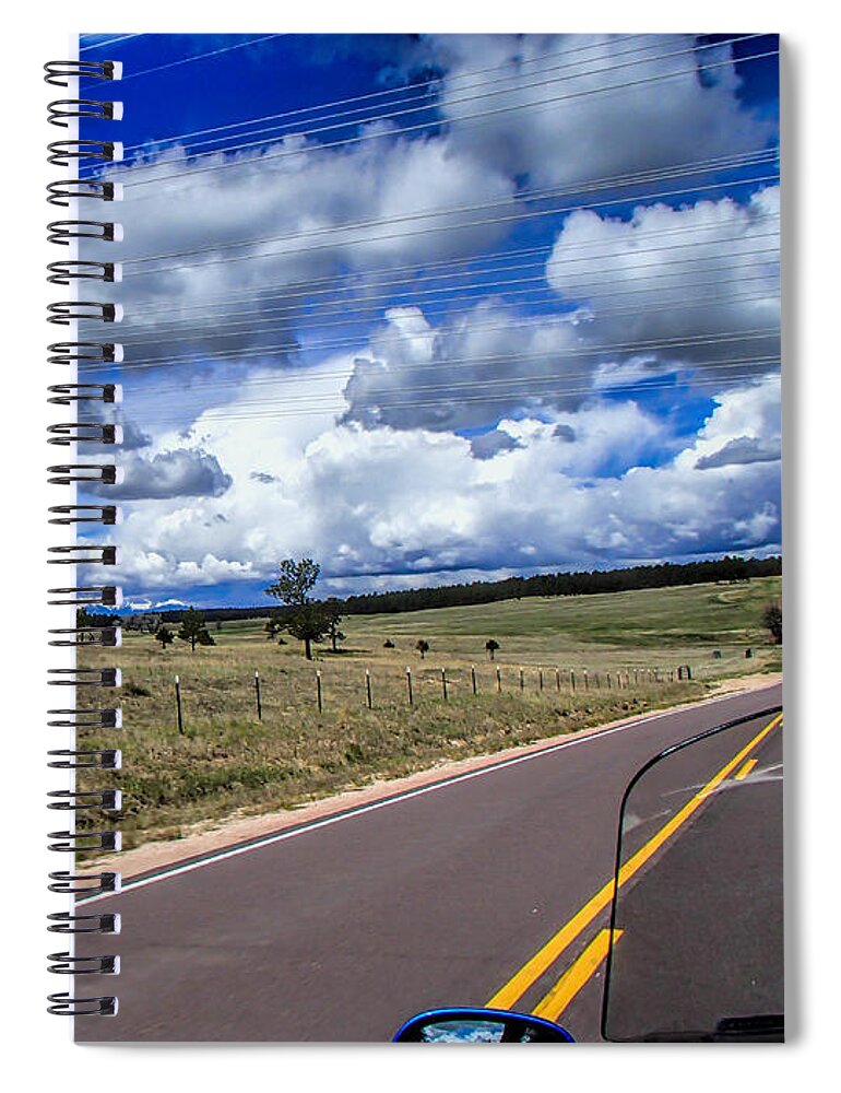 Clouds Spiral Notebook featuring the photograph Afternoon Delight by Alana Thrower