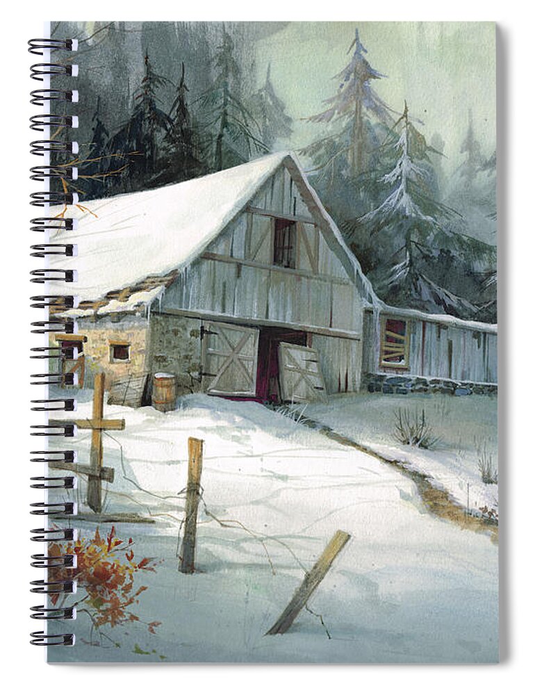 Michael Humphries Spiral Notebook featuring the painting Ageless Beauty by Michael Humphries