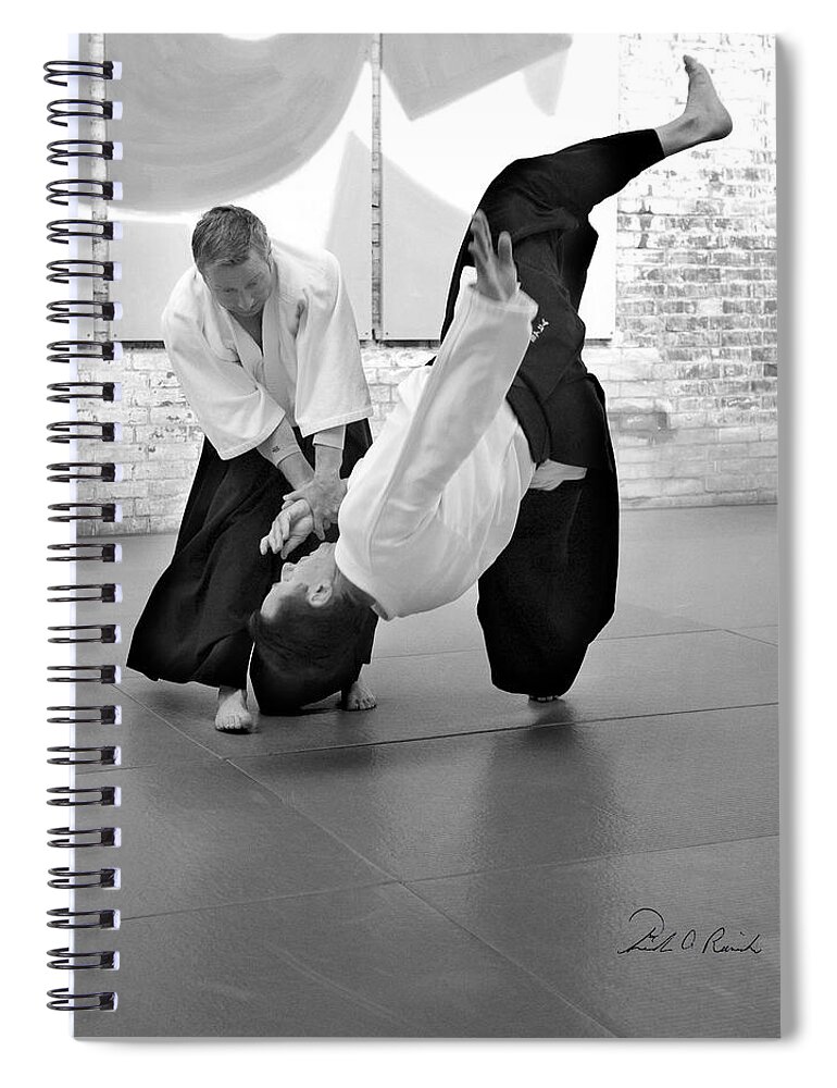 Fine Art Spiral Notebook featuring the photograph Aikido Wrist Lock by Frederic A Reinecke