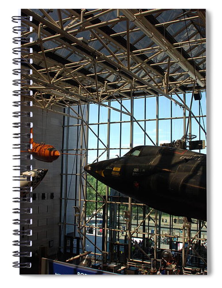 Air And Space Museum Spiral Notebook featuring the photograph Air and Space Museum by Kenny Glover