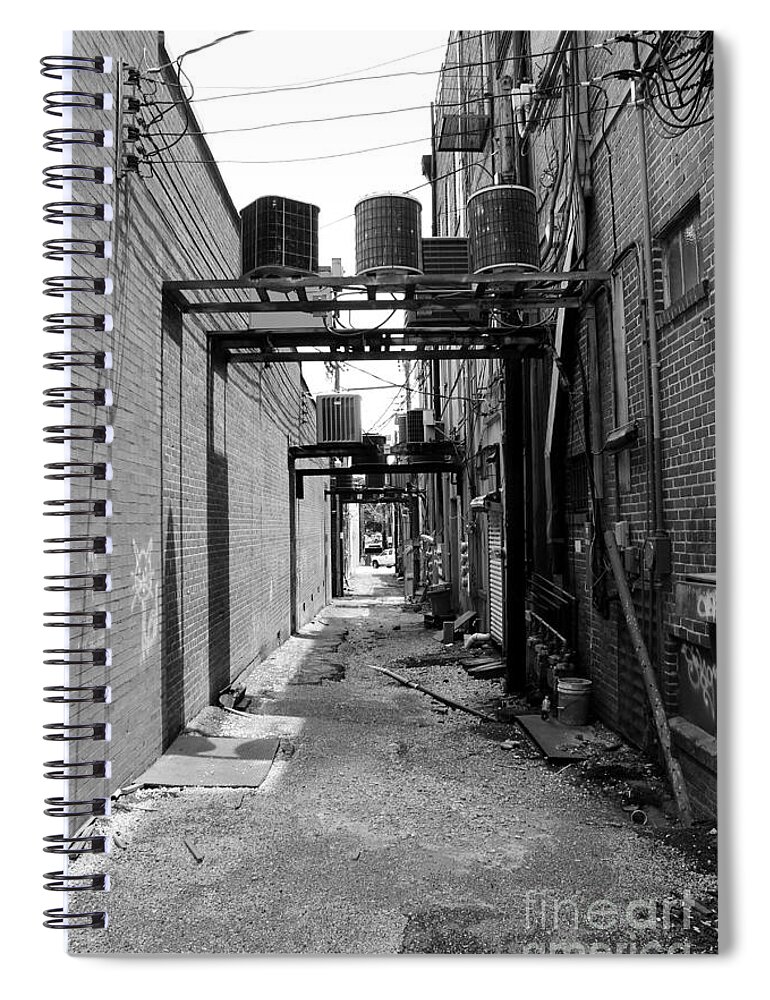 Photo For Sale Spiral Notebook featuring the photograph Air Conditioner Alley by Robert Wilder Jr