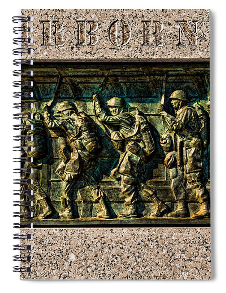 Ocularperceptions Spiral Notebook featuring the photograph Airborne by Christopher Holmes