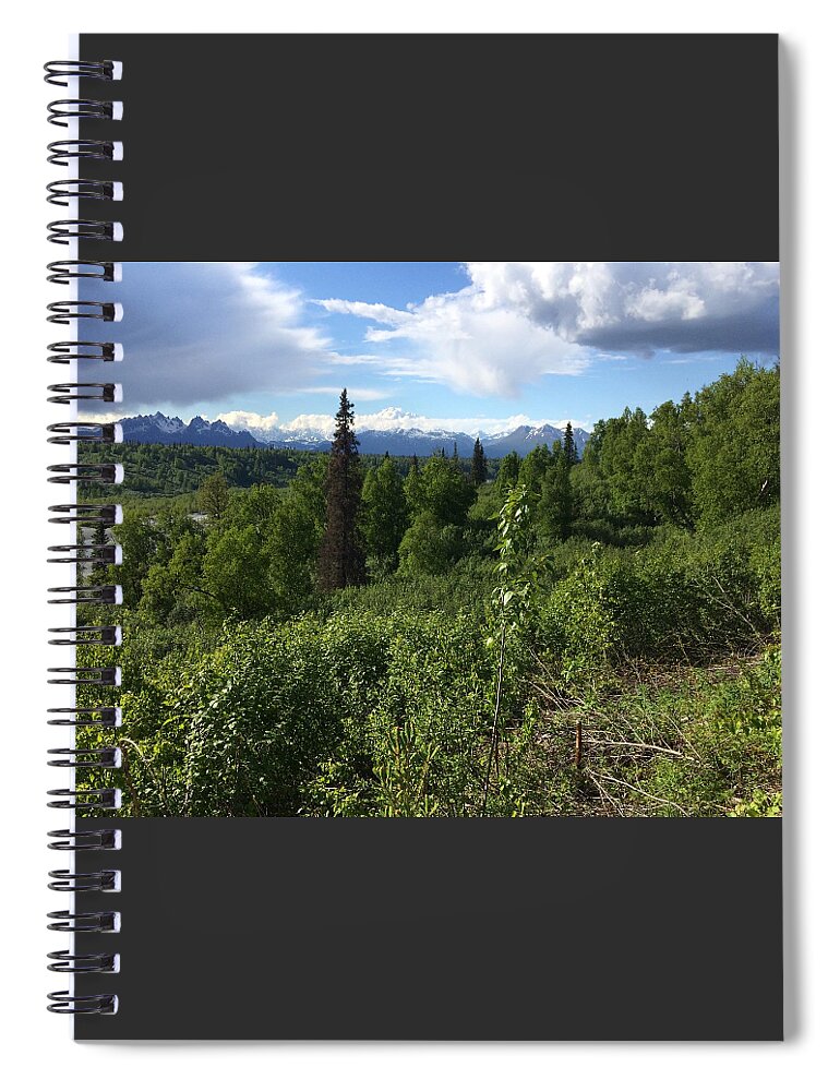 Alaska Spiral Notebook featuring the photograph Alaska by Kathlene Melvin