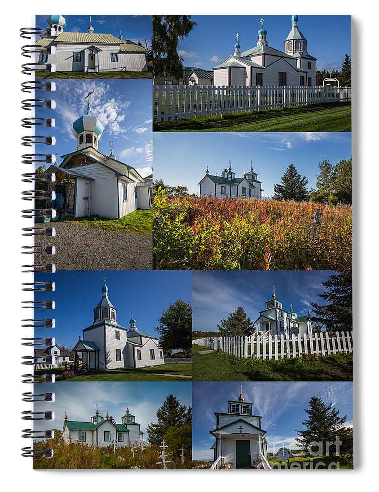 Russian Heritage Spiral Notebook featuring the photograph Alaska's Russian Heritage by Eva Lechner