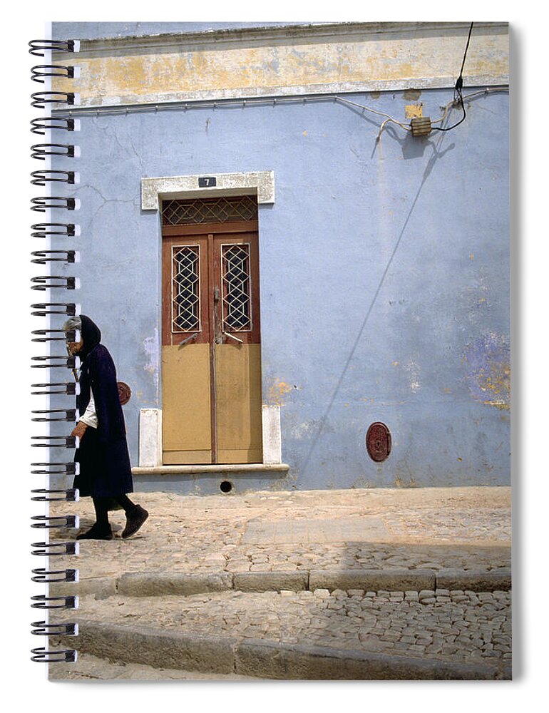 Algarve Spiral Notebook featuring the photograph Algarve II by Flavia Westerwelle