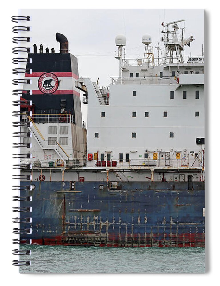 Algoma Spirit Spiral Notebook featuring the photograph Algoma Spirit Detail by Mary Bedy