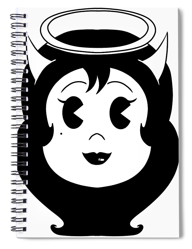 Alice Angel Spiral Notebook by Kirsten Nockleby - Pixels