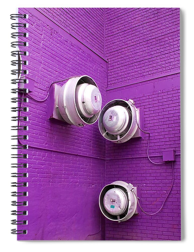 Hvac Spiral Notebook featuring the photograph Alien Appendages by Todd Klassy
