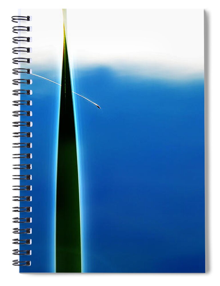 Grass Spiral Notebook featuring the photograph Alive by John Poon