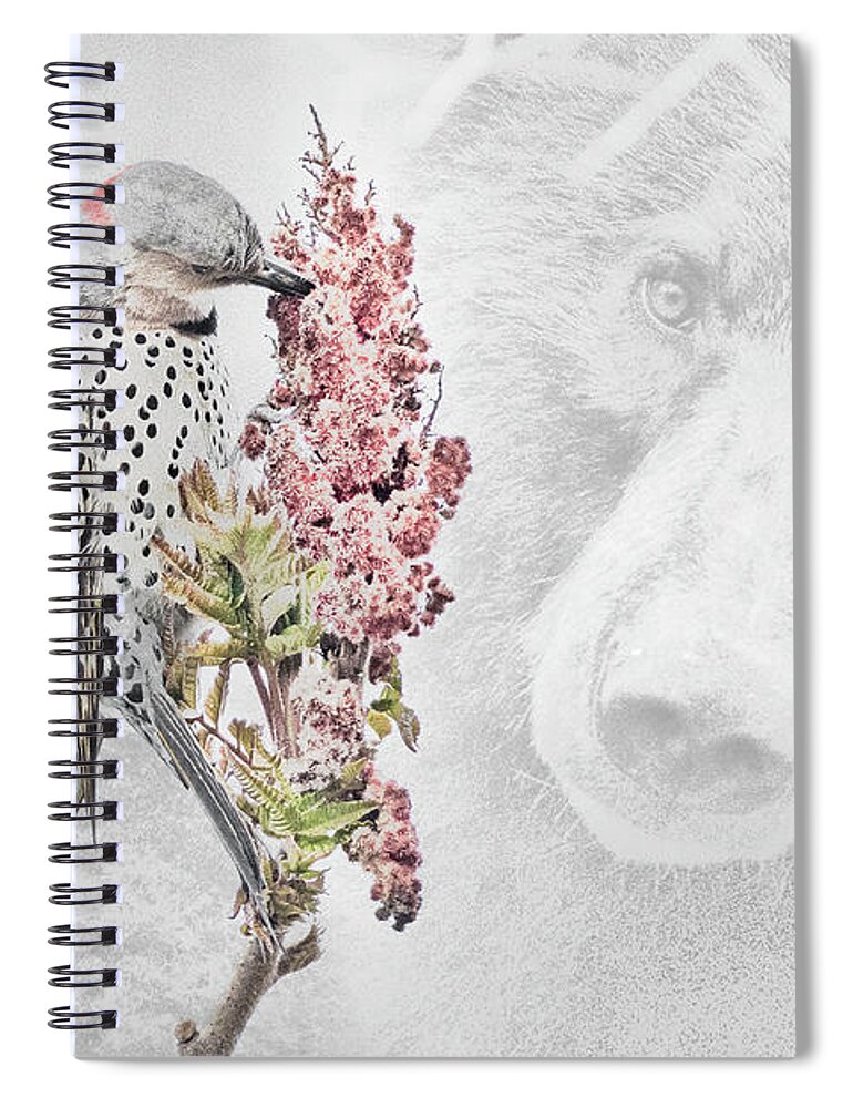 Wildlife Spiral Notebook featuring the photograph All Life Matters by Everet Regal