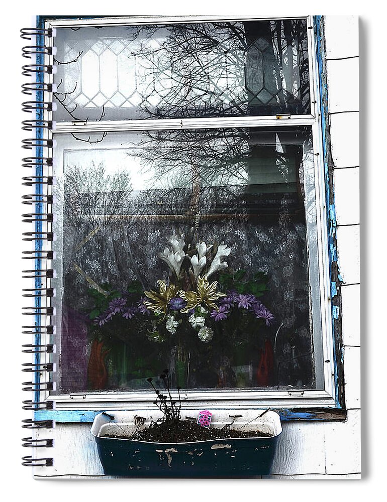Window Spiral Notebook featuring the photograph All That Went Before It by Char Szabo-Perricelli