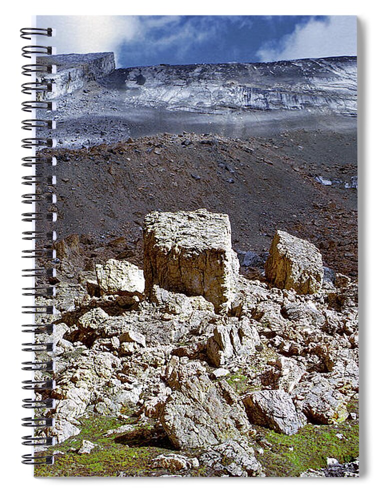 The Walkers Spiral Notebook featuring the photograph All things Rock by The Walkers