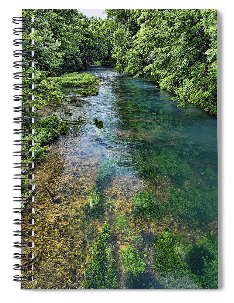 alley Spring Spiral Notebook featuring the photograph Alley Spring by Cricket Hackmann