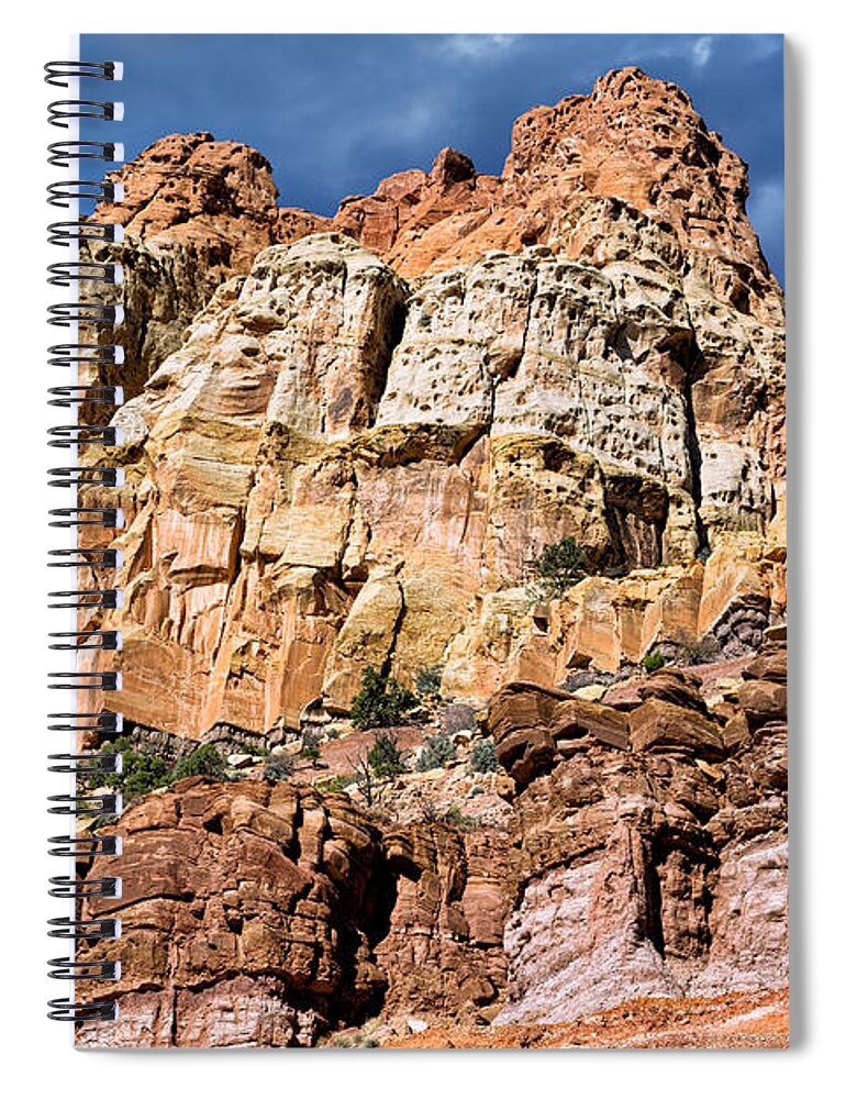 Geology Spiral Notebook featuring the photograph Along the Burr Trail by Kathleen Bishop