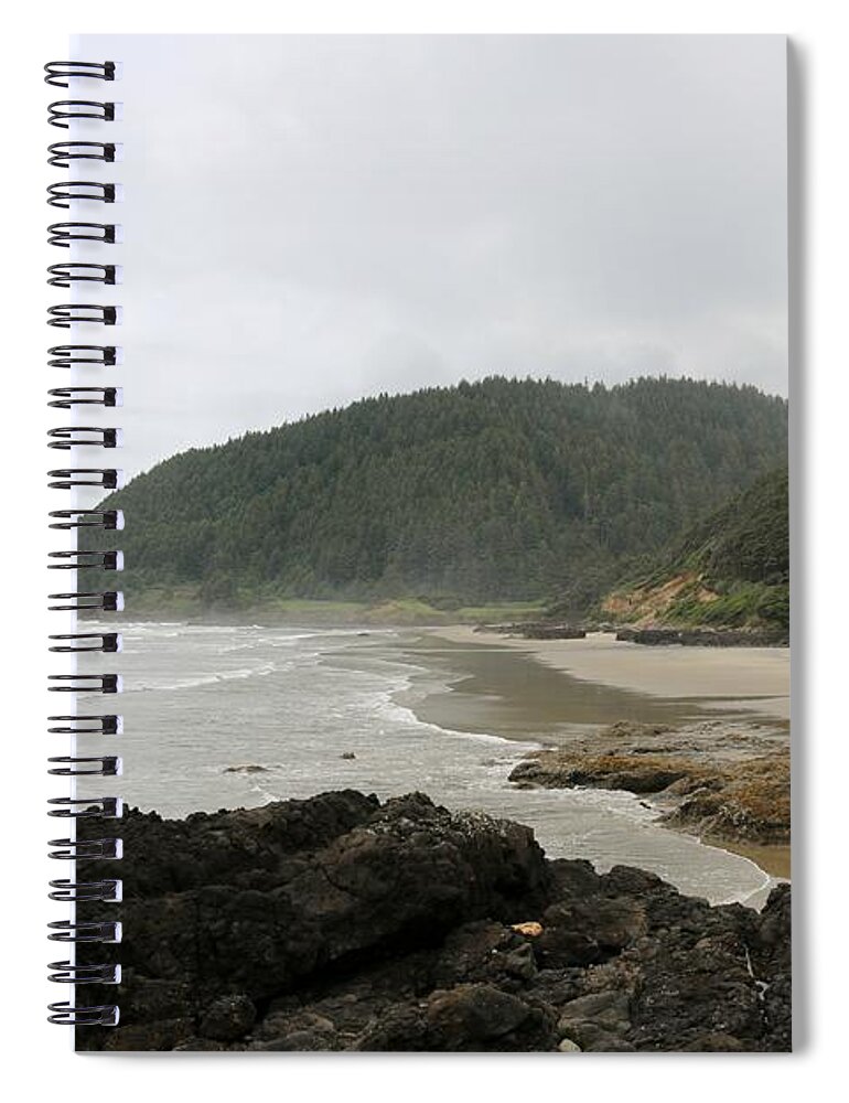 Oregon Coast Spiral Notebook featuring the photograph Along the Oregon Coast - 3 by Christy Pooschke