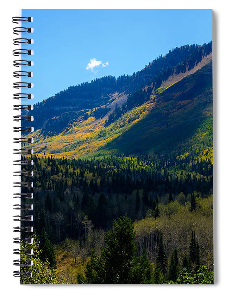 Alpine Spiral Notebook featuring the photograph Alpine Vista by Tikvah's Hope