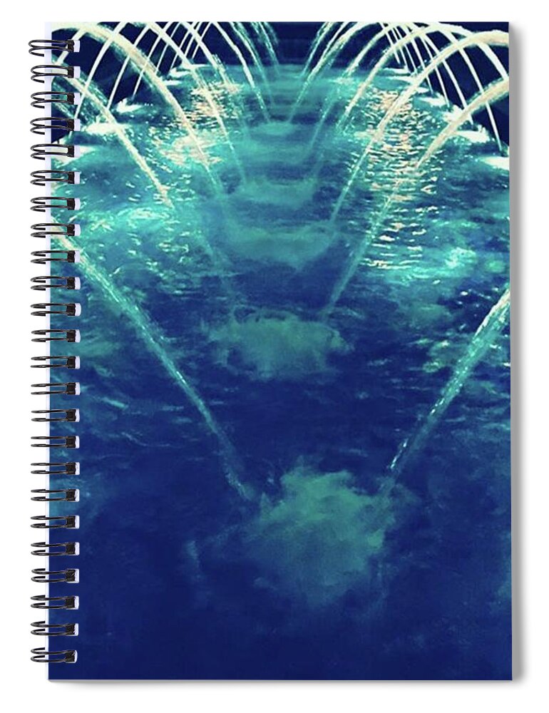 Blue Spiral Notebook featuring the photograph Although The Spring Temps Are Finally by Ginger Oppenheimer