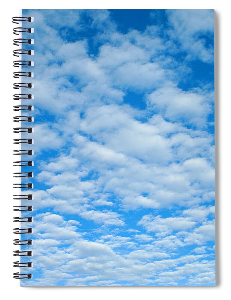 Afternoon Spiral Notebook featuring the photograph Alto-Cumulus by Greg Vaughn - Printscapes