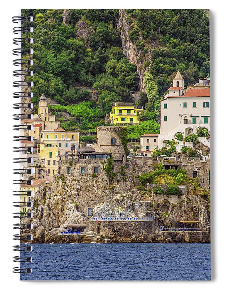 Amalfi Coast Spiral Notebook featuring the photograph Amalfi Coast 2 by Maria Rabinky
