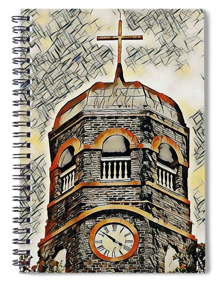 Church Spiral Notebook featuring the photograph Amen by Sherry Kuhlkin