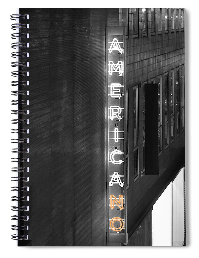 Richard Reeve Spiral Notebook featuring the photograph America-no by Richard Reeve