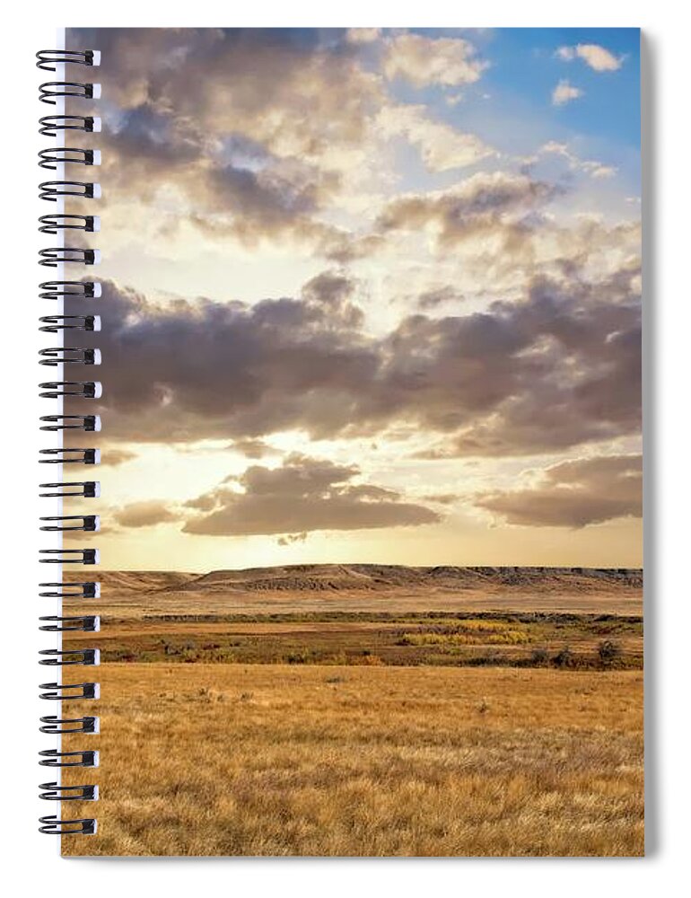 Canada Spiral Notebook featuring the photograph An Ess In The River by Allan Van Gasbeck