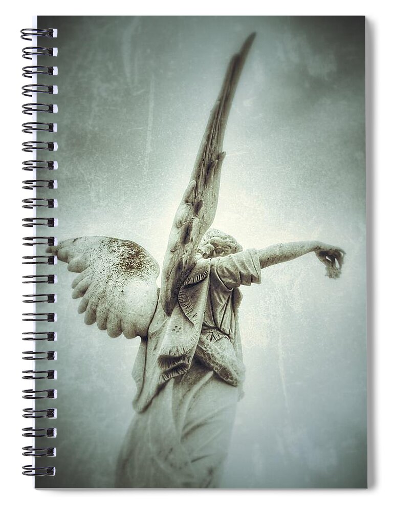 Angel Spiral Notebook featuring the photograph Solitude by Gia Marie Houck