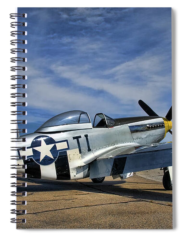 Angels Playmate Spiral Notebook featuring the photograph Angels Playmate by Steven Richardson