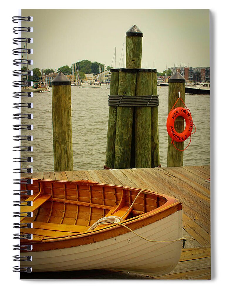 Annapolis Spiral Notebook featuring the photograph Annapolis by Dr Janine Williams