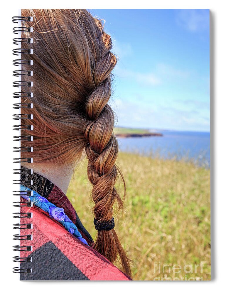 Cliff Spiral Notebook featuring the photograph Anne of Green Gables Prince Edward Island by Edward Fielding