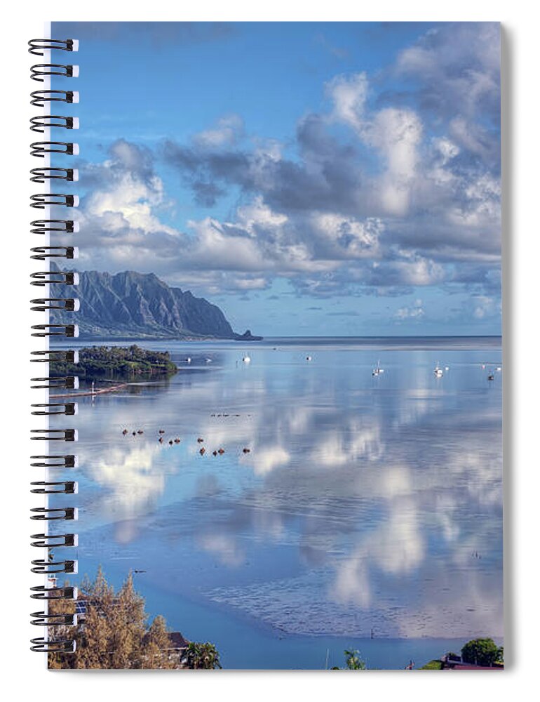 Hdr Spiral Notebook featuring the photograph Another Kaneohe Morning by Dan McManus