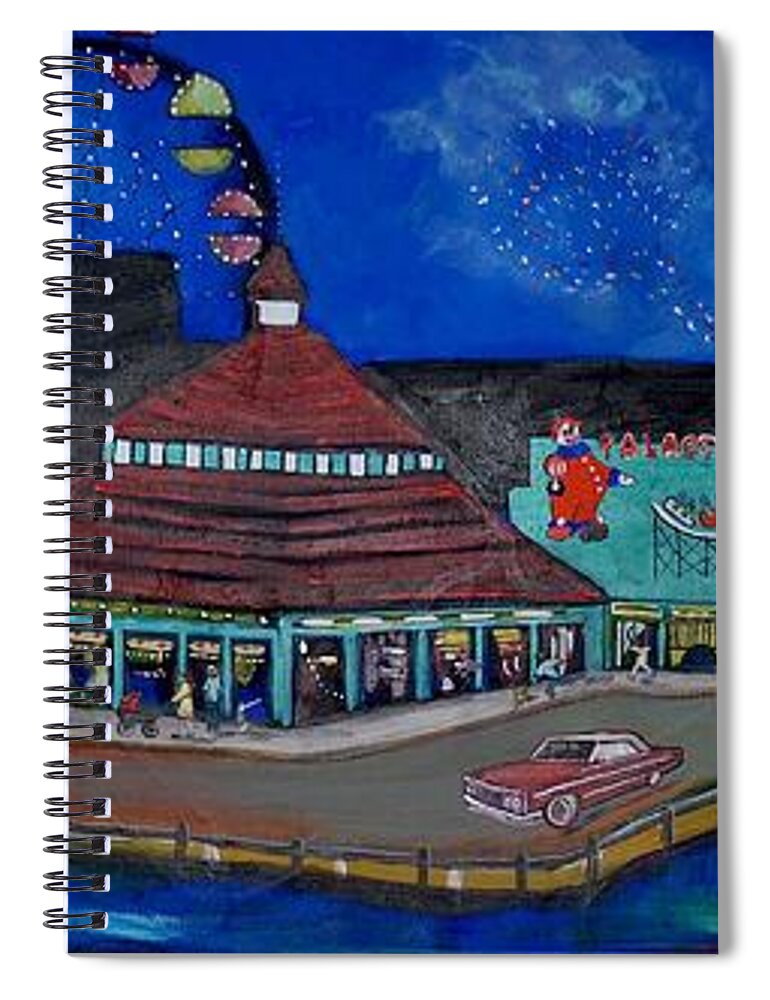 Asbury Art Spiral Notebook featuring the painting Another memory of the Palace by Patricia Arroyo
