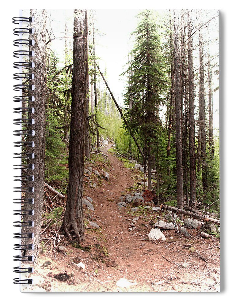 Mountain Spiral Notebook featuring the photograph Another Way by Troy Stapek