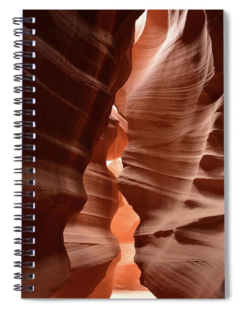 Antelope Canyon Spiral Notebook featuring the photograph Antelope Canyon by Carolyn Mickulas