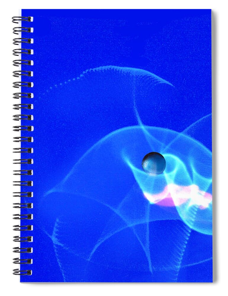 Abstract Spiral Notebook featuring the photograph Apparition pearl by Steve Karol