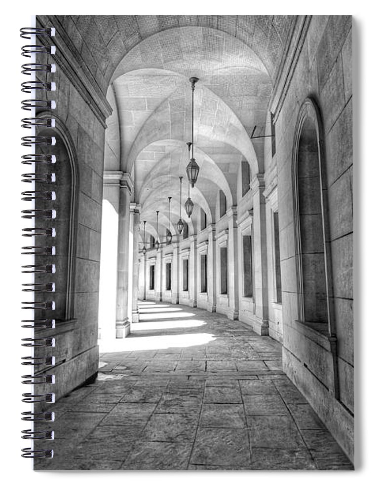 Arches Spiral Notebook featuring the photograph Arched by Jackson Pearson