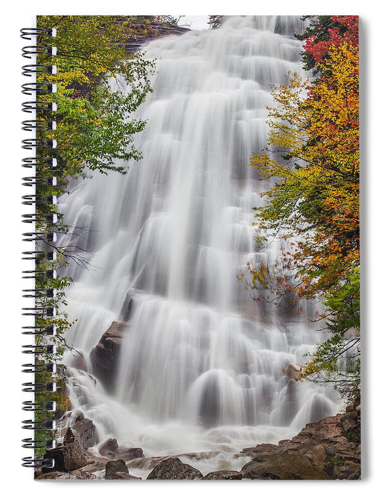 Arethusa Spiral Notebook featuring the photograph Arethusa Falls by White Mountain Images